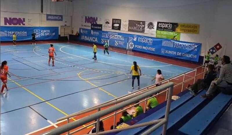 Imagen del partido de este sábado en Galicia/TA.